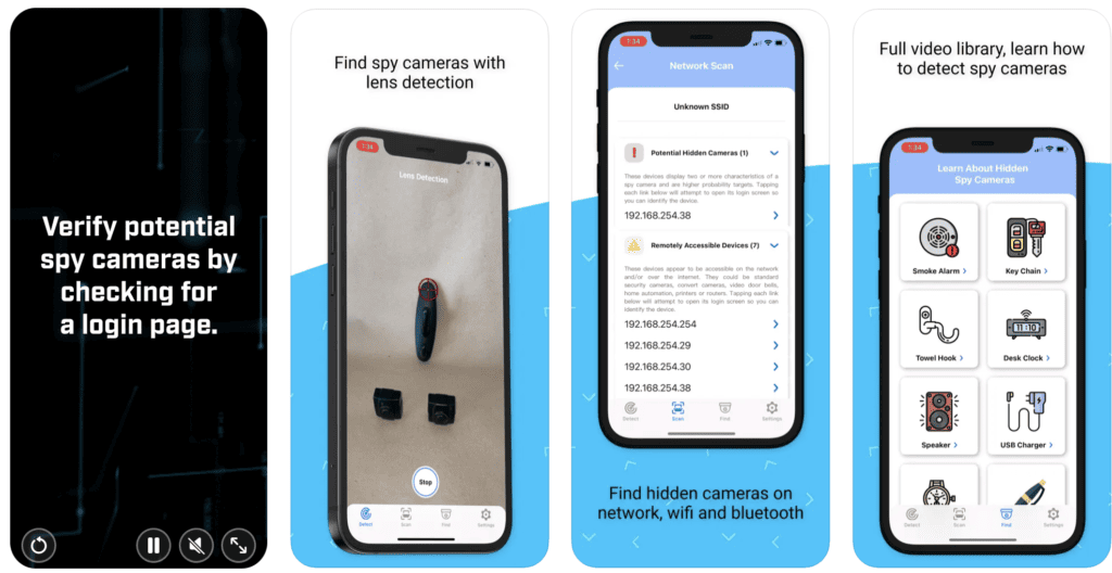 Hidden Camera Detector for iPhone and iPad