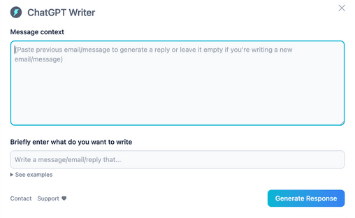 ChatGPT Writer