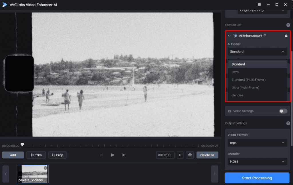 Enhancement with AVCLabs Video Enhancer AI