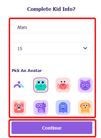 FamiSafe Pairing device profile details