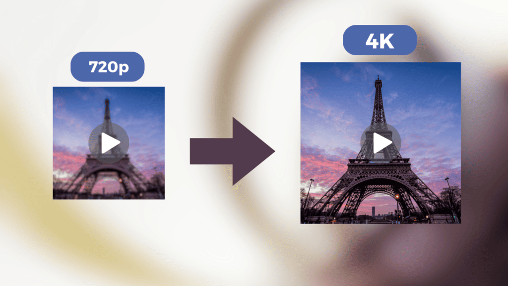 Upscale Video to 4K Using AI