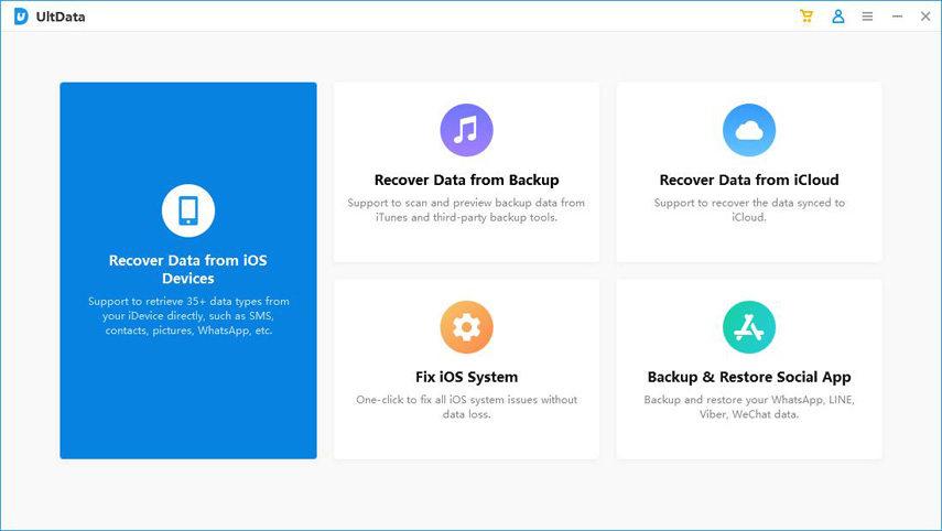 Tenorshare UltData - Recover Data from iOS Devices