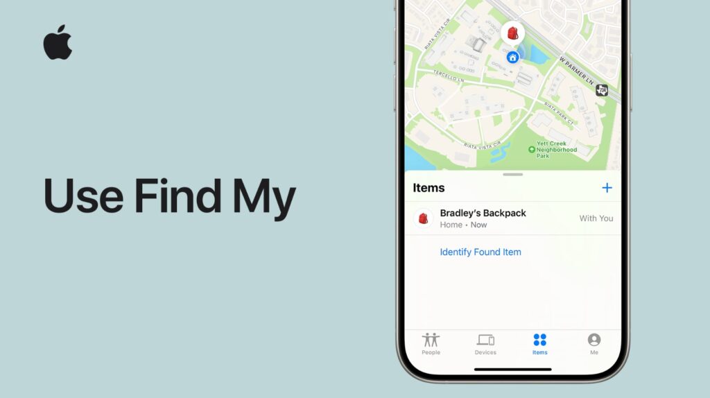 Reference image of Apple Find My 