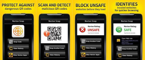 norton snap qr code reader for android