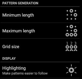 settings of Lock Generator Tool