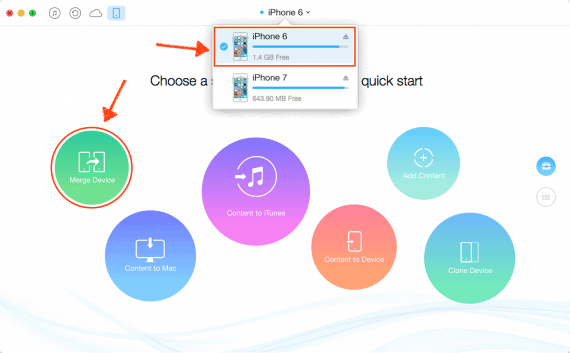 connect your iPhone's for getting started