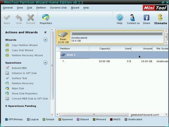 minitool partition wizard 12.1 download