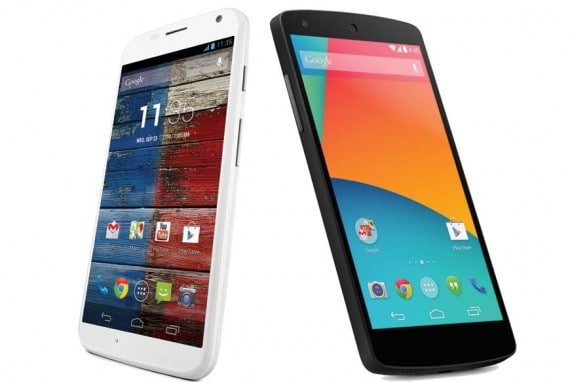 motorola moto x vs nexus 5