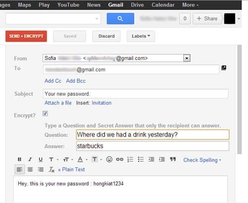 how to open a secure email in gmail