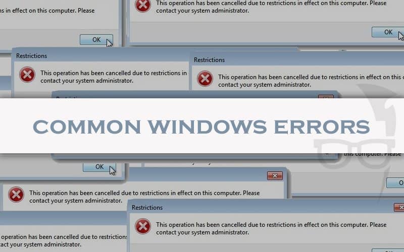 List Of Common Windows Error Codes And How To Fix Them